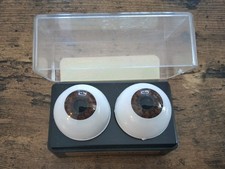 Pat Secrist 26mm Real Eyes 1 Pair Dark Brown Doll Making Crafts Taxidermy Props