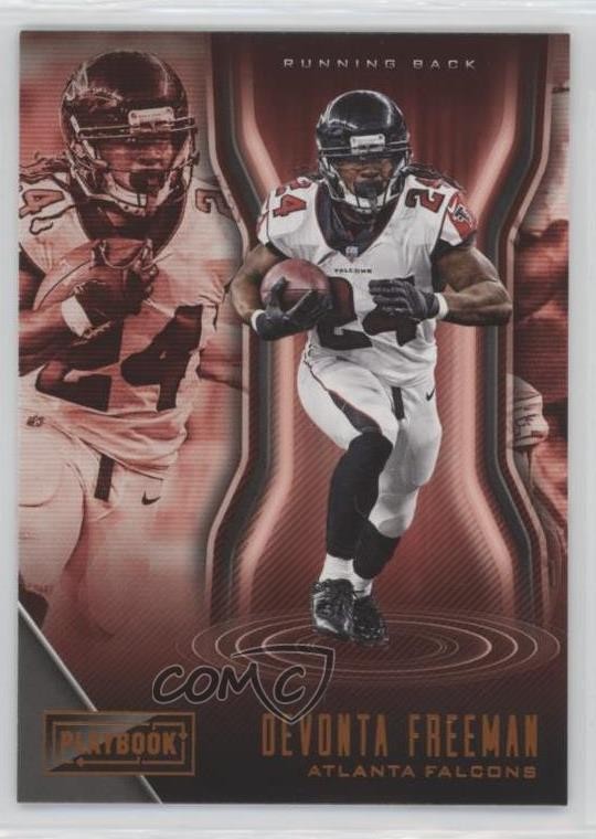 2018 Panini Playbook Orange Devonta Freeman #86 t3w