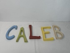 5.5 Inch Wood Letters C A L E B