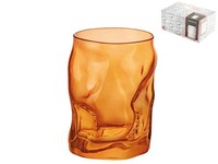 6 GläSer Sorgente Lightorange 30 Cl Orange Bormioli Rocco Glas
