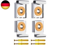 Spiegelhalterung Wand 4 StüCk – HöHenverstellbare Spiegelbefestigung Mit Kork Fü