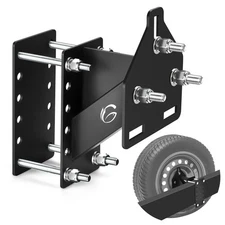 Spare Tire Carrier Mount, 3-Nuts Design Trailer Bracket Heavy Duty Holder, Fi...