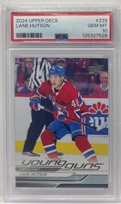 2024-25 Upper Deck Series 1 Young Guns Lane Hutson #229 PSA 10 GEM MT Rookie RC
