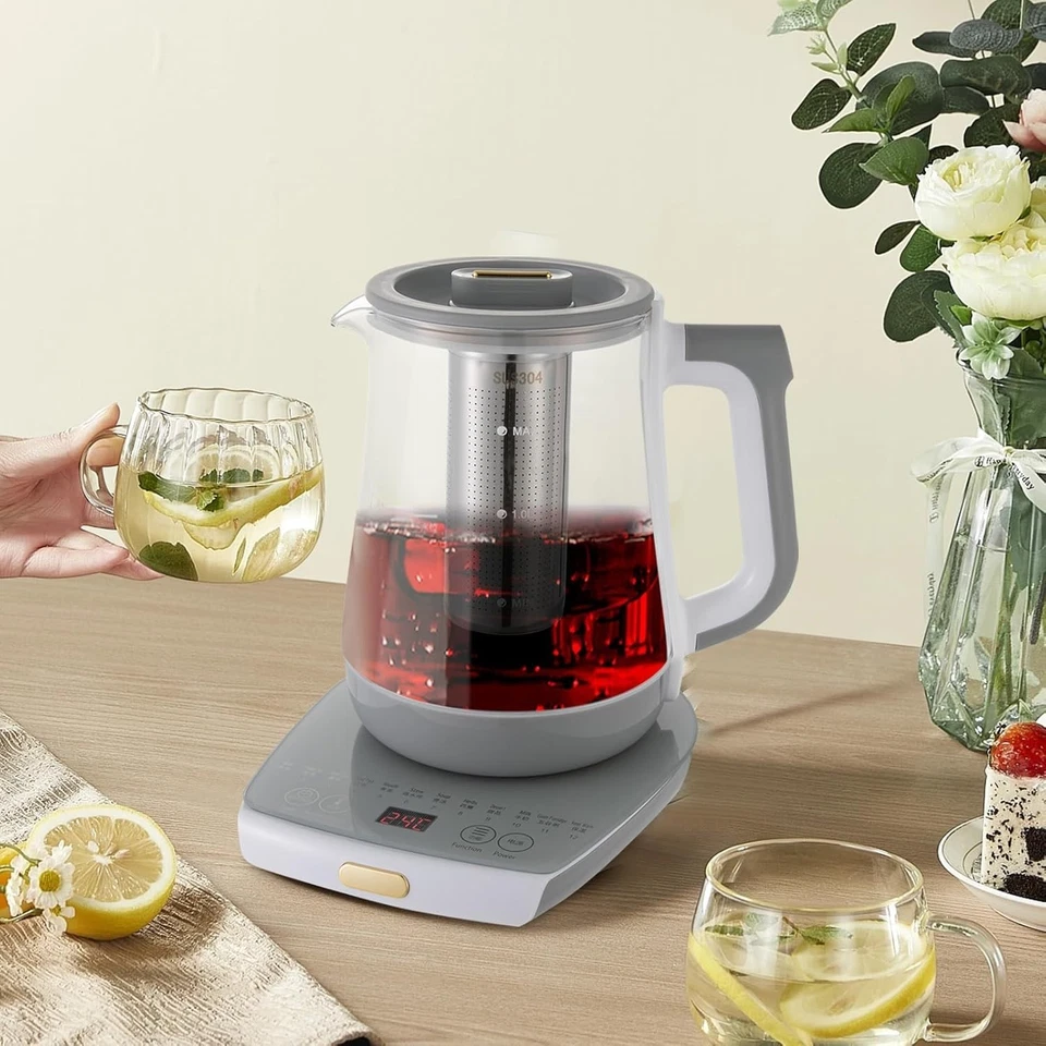 1.8L Electric Kettle with Infuser, Smart Tea Maker, Temperature Control 800W - Image 2 of 4
