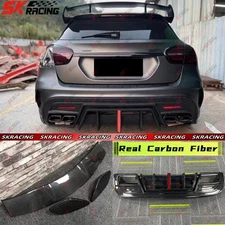 For Mercedes-Benz GLA45 AMG X156 Forged/Carbon Fiber Rear Diffuser Lip Roof Wing