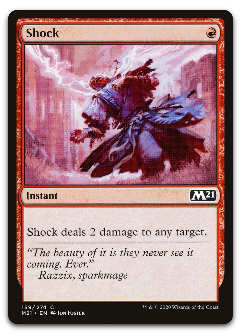 Shock #159 (NM) Core Set 2021 M21 Magic MTG