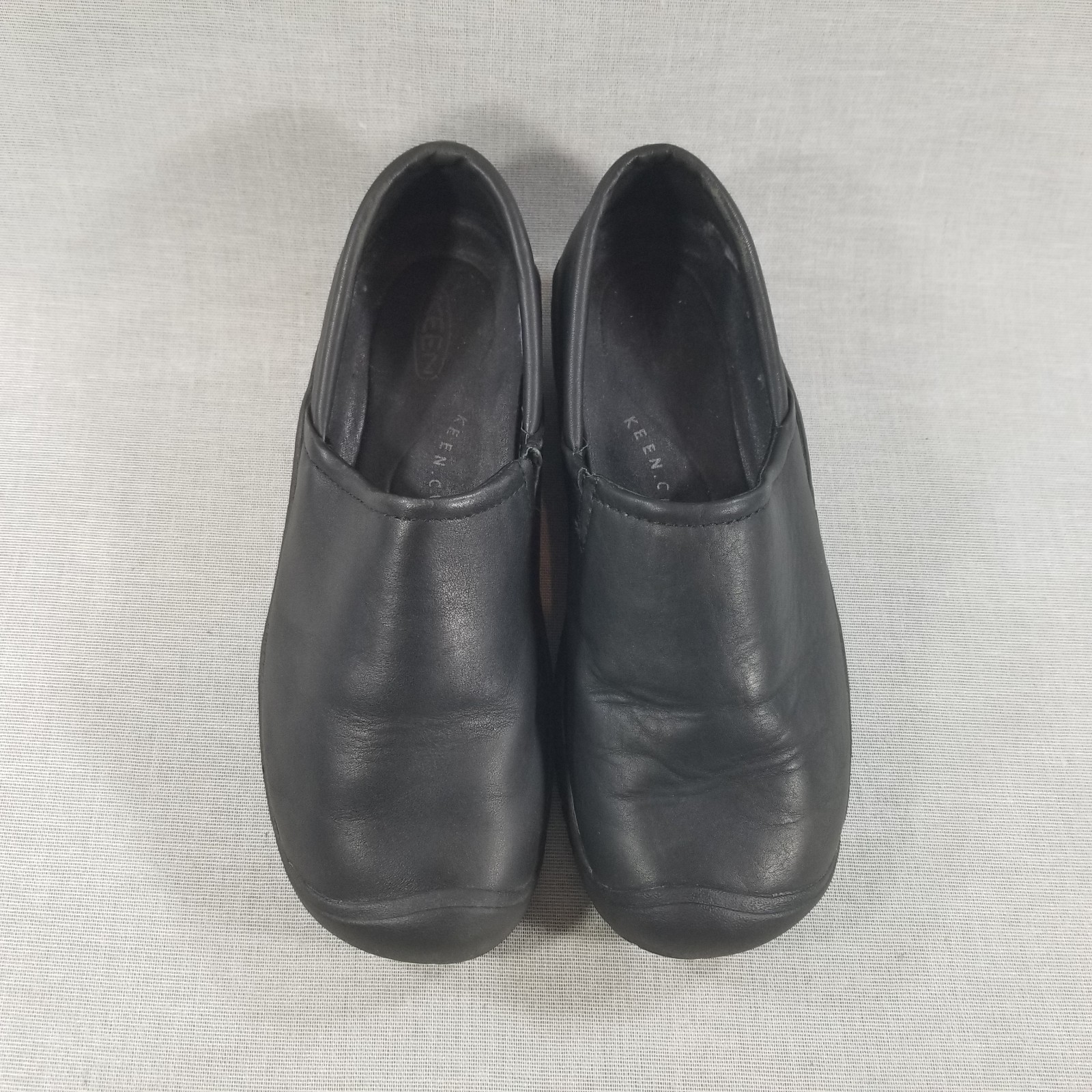 Scarpe da lavoro Keen Utility PTC donna antiscivolo taglia 9 pelle nera slip on