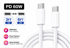 For iPhone 15 16 17 Pro MAX USB-C to USB-C Cable Fast Charger Charging Cord LOT