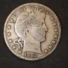 1902 **P** BARBER SILVER HALF DOLLAR ***NICE COIN!***  FREE SHIPPING! C1913