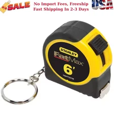 Stanley FATMAX 6 ft. x 1/2 in. Keychain Pocket Tape Measure