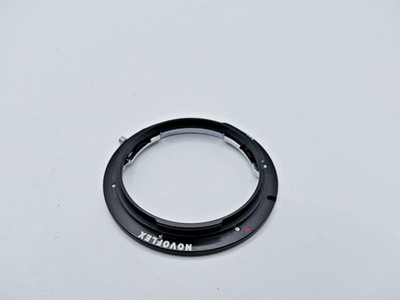 ORIGINAL NOVOFLEX EOS/LER ADAPTERRING FÜR LEICA R OBJEKTIV AN CANON EOS KAMERA 2462