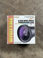 Raynox HD-6600 Pro 52mm 0.66x Wide Angle Lens -Excellent Condition 