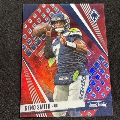 2023 Panini Phoenix Football Geno Smith Red SP Variation Parallel /199 ❤️