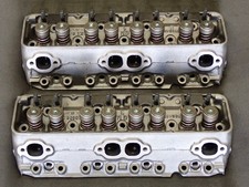 Rebuilt Sbc 2.02 461x Double Hump Fuelie Cylinder Heads Chevy 3782461x Rare