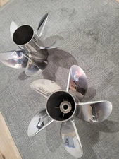 Hering 5 Blade Propeller Set 19 Spline Polished! 15.5x30P