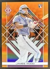 2025 Topps Transcendent James Wood Icons Chrome RC Orange Refractor #/25