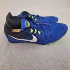 Nike Zoom Rival multiuse Track Field Cleats Blue-Green Mens 11 w/o Spike Kit