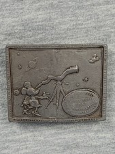 Vintage Mickey Mouse 1933 Walt Disney Academy Award Belt Buckle Pewter Tone