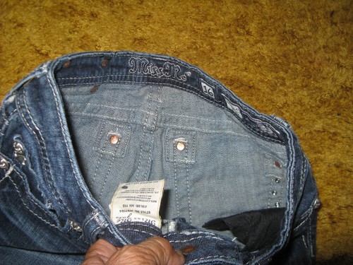 MISS ME JEANS SKINNY KIDS SIZE 16 - Picture 7 of 8
