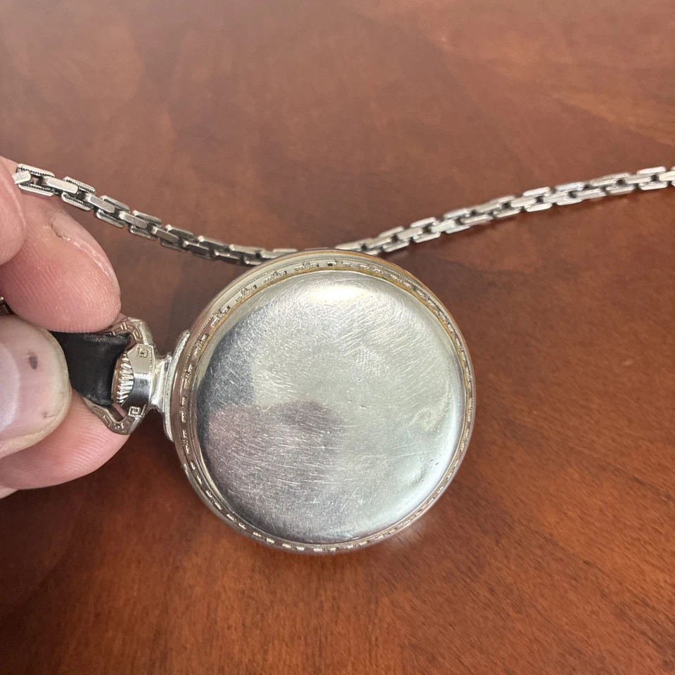 1917 - 18 rHamilton Grade 950 23 Jewels Railroad Gradfde Pocket Watch  Working  - Image 4 of 4