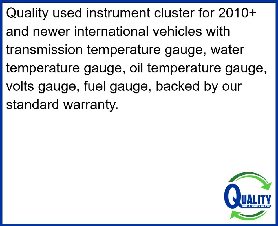 2604677C99 Instrument Cluster IC Corporation CE, 3868859C94, 38033476F94 - Imagem 3 de 4