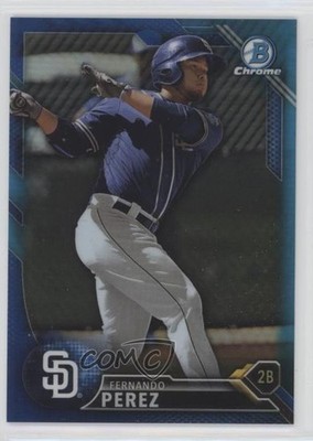 2016 Bowman Chrome Prospects Blue Refractor 4/150 Fernando Perez #BCP128 9cd