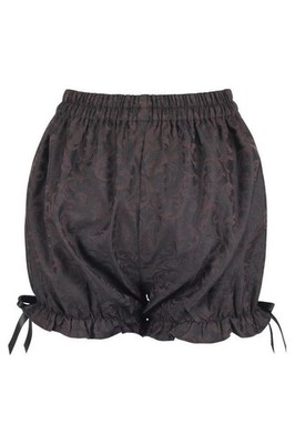 Brown Brocade Bloomers Pantaloons Cosplay Festival Burlesque Victorian Medieval