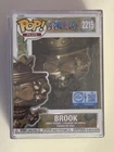 One Piece BROOK Bronze Statue Funko Pop Plus! w/Hard Protector Sealed #2215