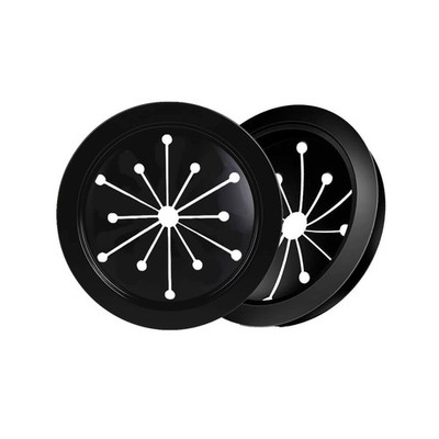 Garbage Disposal Splash Guard, Sink Stopper, Sink Baffle, 3-1/8 Inch Black Ru...