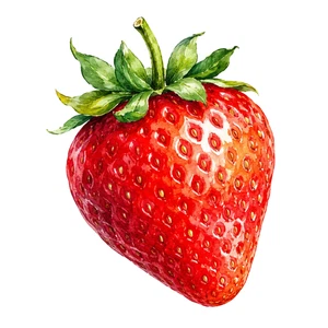 Strawberry Fruit Self Adhesive Vinyl Wall Sticker Decal Food Various Sizes