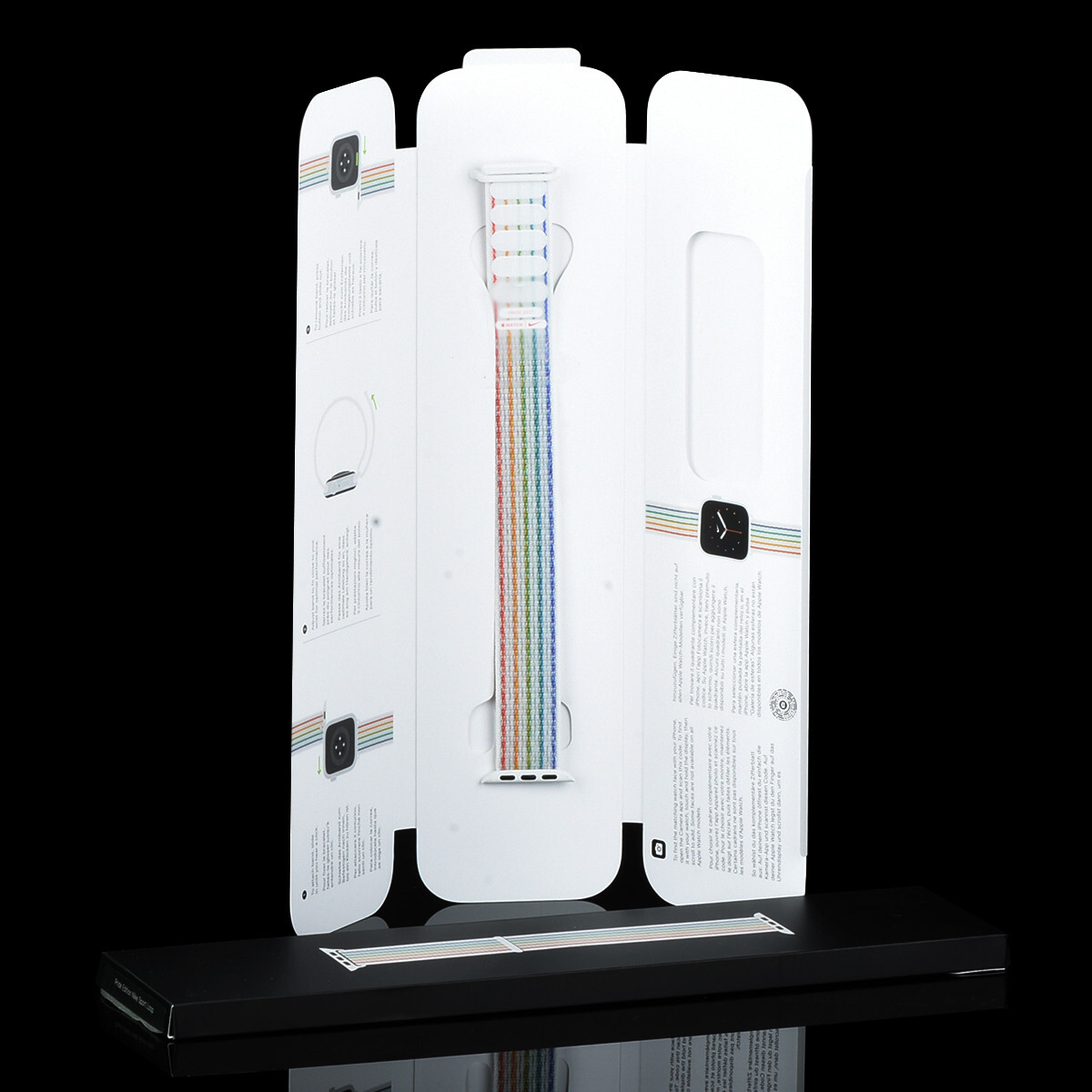 Apple iWatch 42mm 44mm 45mm 7 8 9 Ultra SE Nike Sport Loop Band - Pride Edition