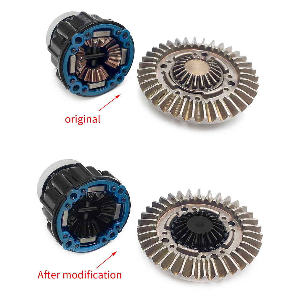 For RC 1/5 traxxas X-MAXX Monster Truck Cars Upgrade Parts STEEL DIFF GEAR SET