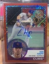 2018 Topps Chrome 1983 Style Auto Red Mojo Refractor Ian Happ 5/5  #/5 Rare 🔥