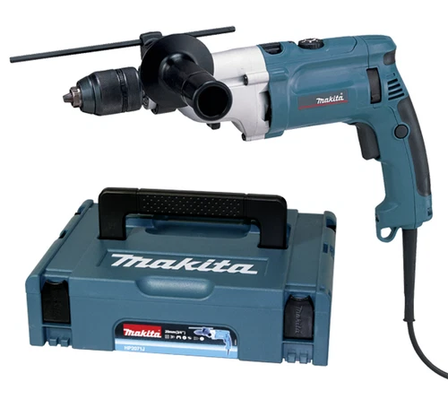 Makita HP2071J Bohrmaschine 1010 Watt im Koffer Schlagbohrmaschine Bohrhammer - Bild 1 von 7