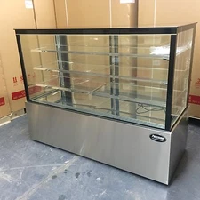 Bakery Display Case Refrigerator Show Case Pastry 72" Display Deli 6’ Cake New