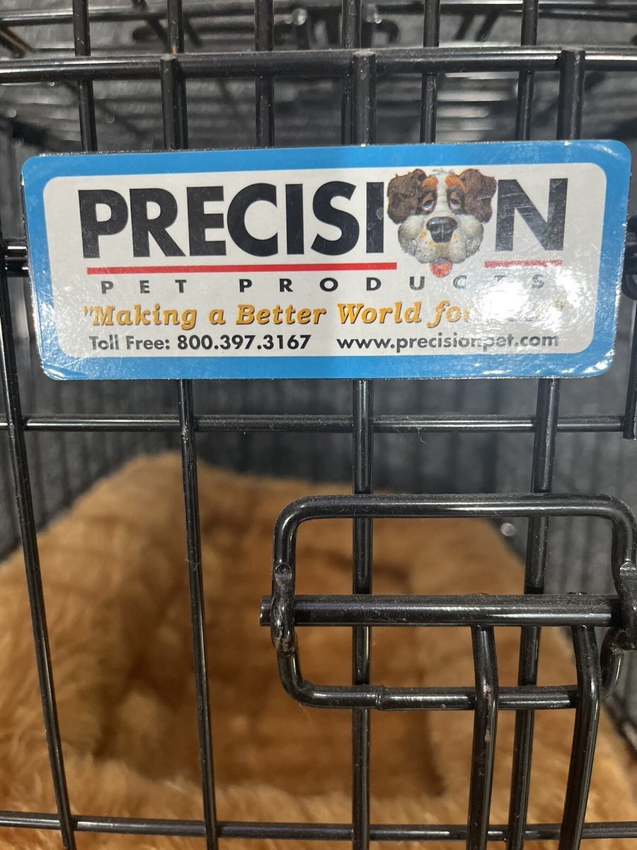 PRECISION Single Door Fold & Carry Dog Crate 18-in X12 X14 crate 1