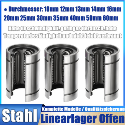 LM Linearlager Offen - OP Lager LM10UU-OP LM12UU-OP LM15UU-OP bis LM60UU-OP CNC