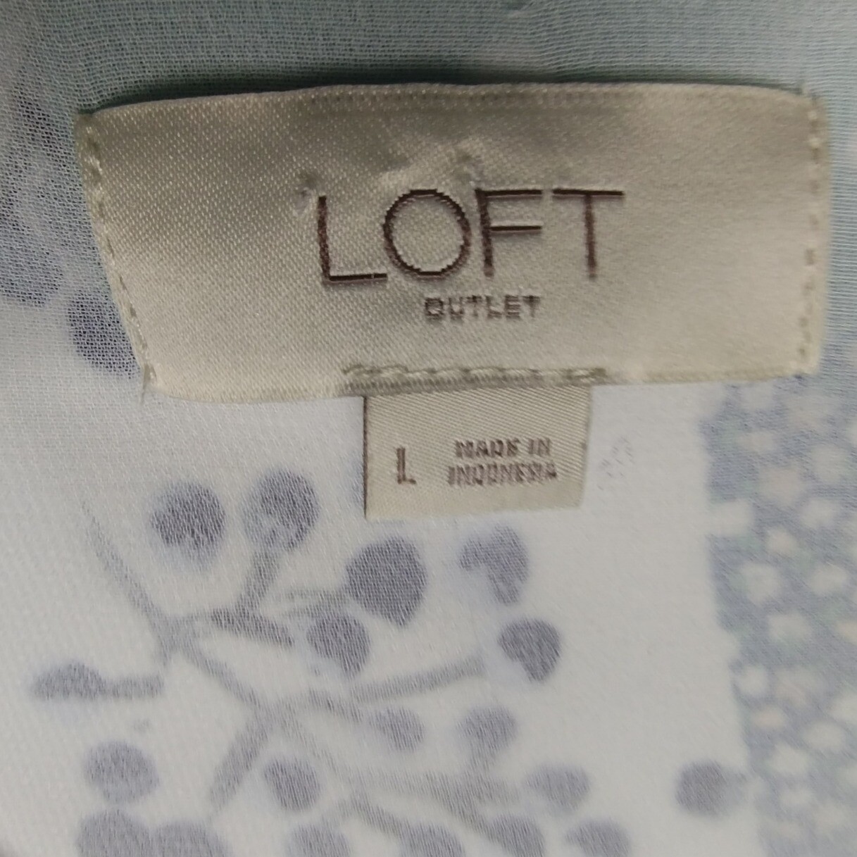 LOFT Outlet Cami Top Patchwork Print Sleeveless C… - image 3