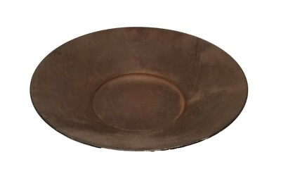 #ad Mining Pan 12quot; Old Time Metal Pan With Rusty Antique Finish $39.99