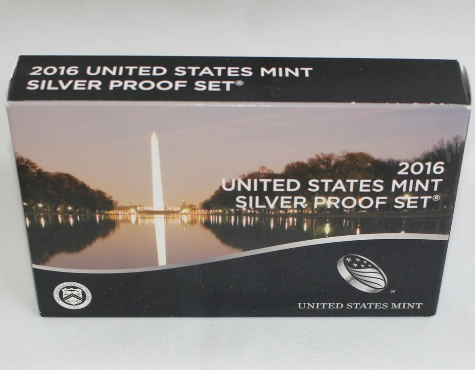 2016 S United States Mint Annual SILVER 13 Coin Proof Set Original Box and COA - Image 3 of 4