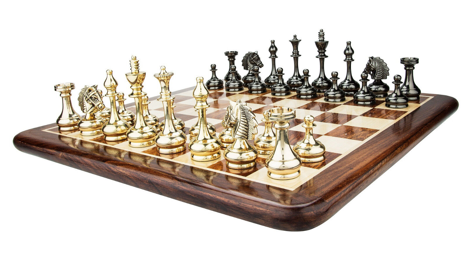 Globe Fret Weighted 5.5 inch King Chess Pieces - ChessBaron Chess Sets USA  - Call (213) 325 6540