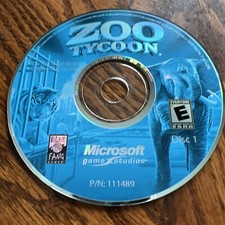Zoo Tycoon CD-ROM PC Computer Game Microsoft Game Studios