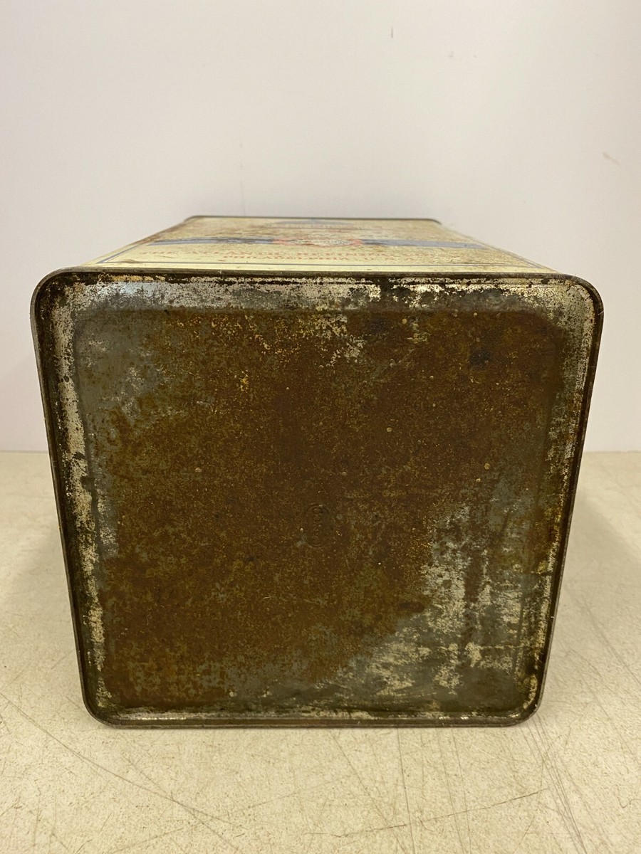 Vintage Two Gallon Capitol Motor Oil Atlantic Can Square Paraffine