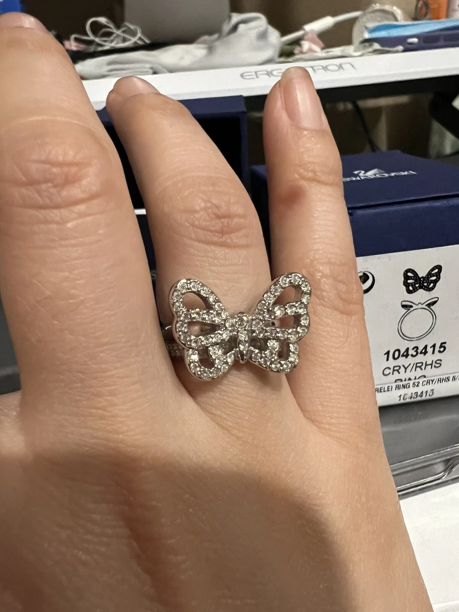 Swarovski Lorelei Butterfly Ring Size 52 6 eBay