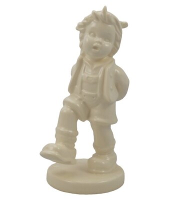 Hummel Alpine Dancer  White Ware Glazed Boy