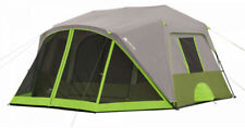 Ozark Trail 9-Person 2-Room Instant Cabin Tent with Screen Room - Gray/Green