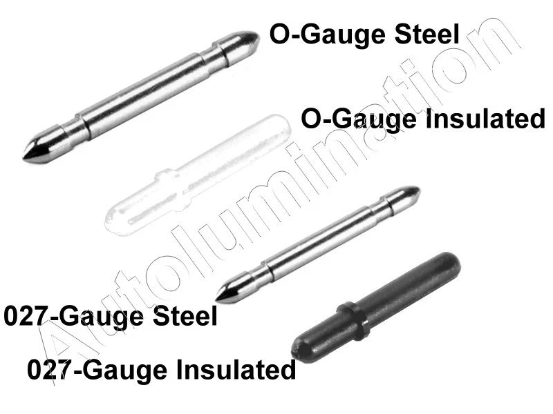 AUTOLUMINATION Lionel Train Track Pin Pins O27 O 027 0 Gauge Fiber Insulated Steel