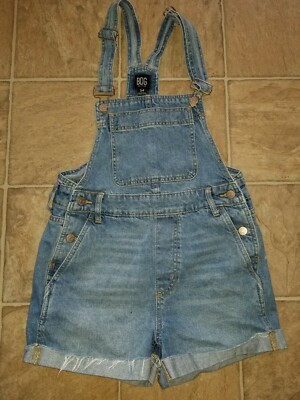 BDG sz S Denim Shortall Shorts raw cuffs 100% cotton 1pc 3163
