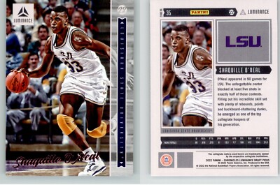 Shaquille O'Neal 2022-23 Panini Chronicles Draft Picks Luminance Pink #35  LSU | eBay