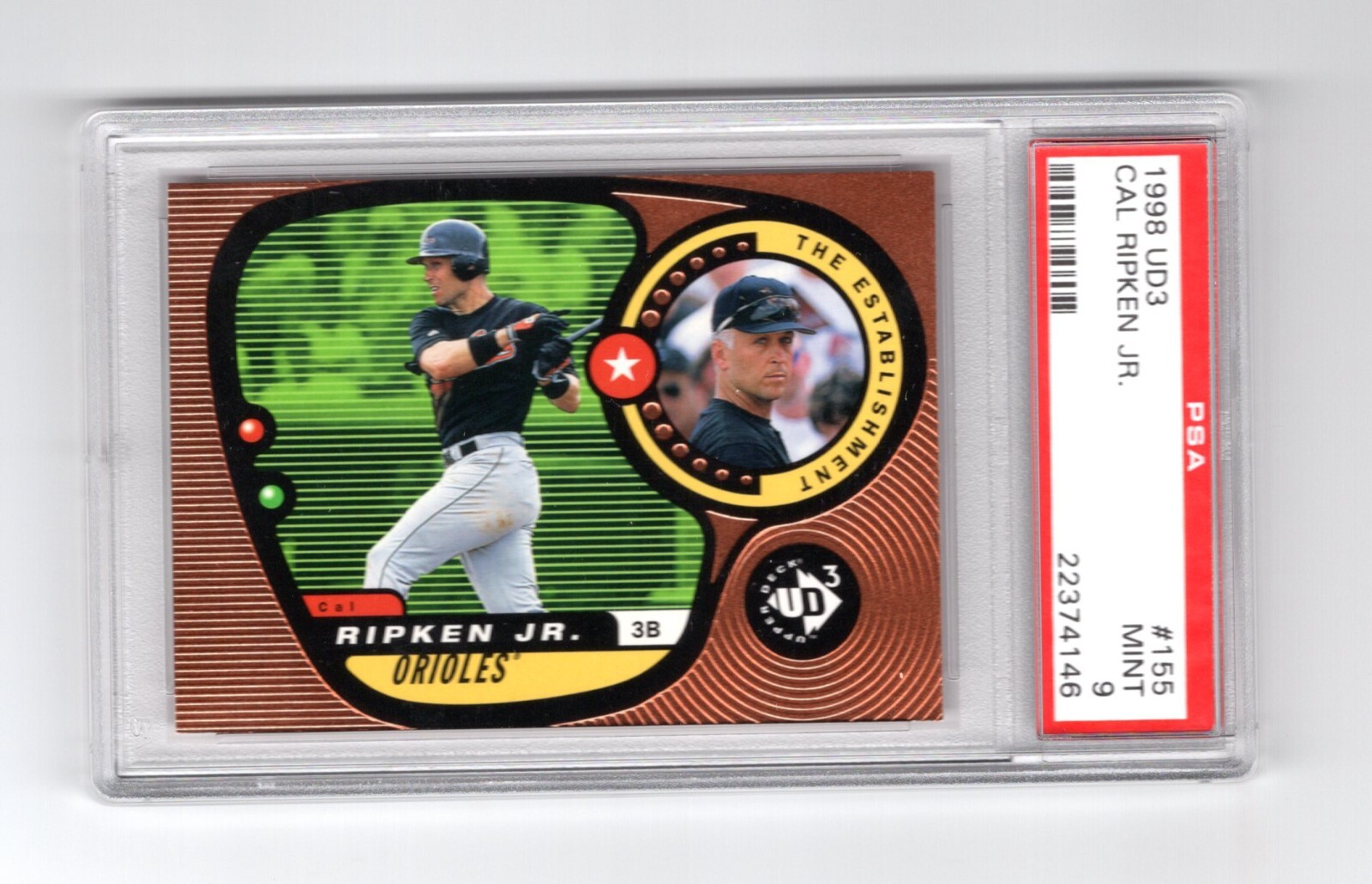 1998 UD3 #155 Cal Ripken Jr. PSA 9 Mint | eBay